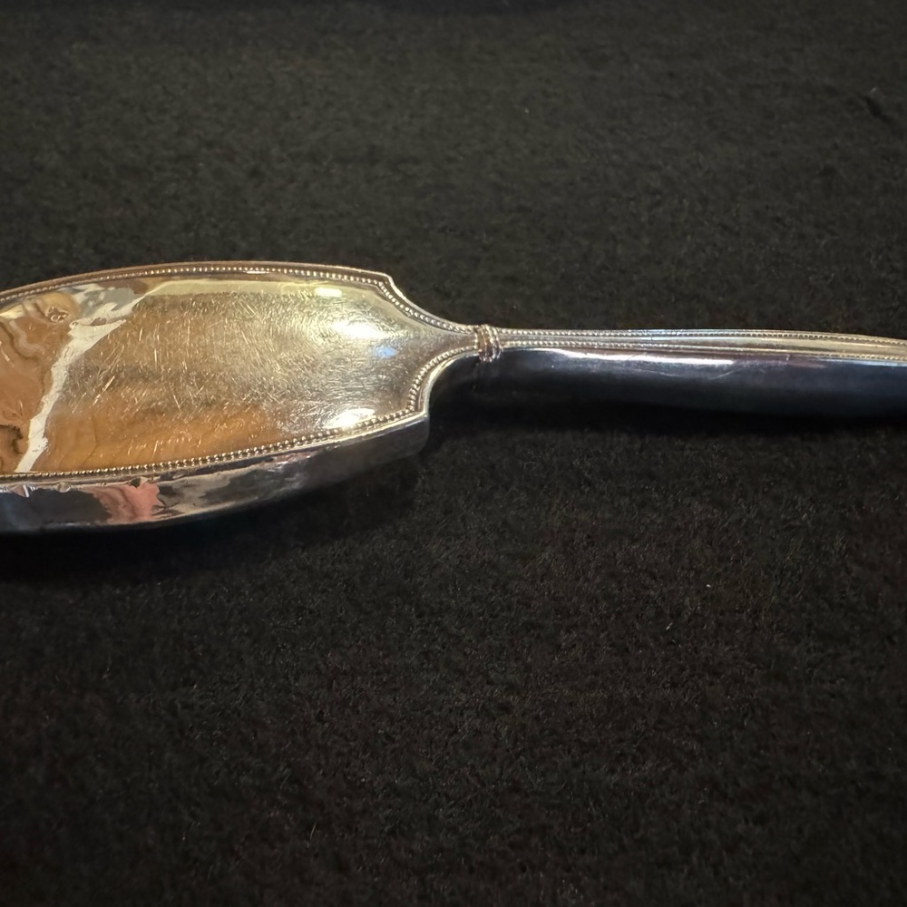 Elegant Sterling Silver Decorative Brush